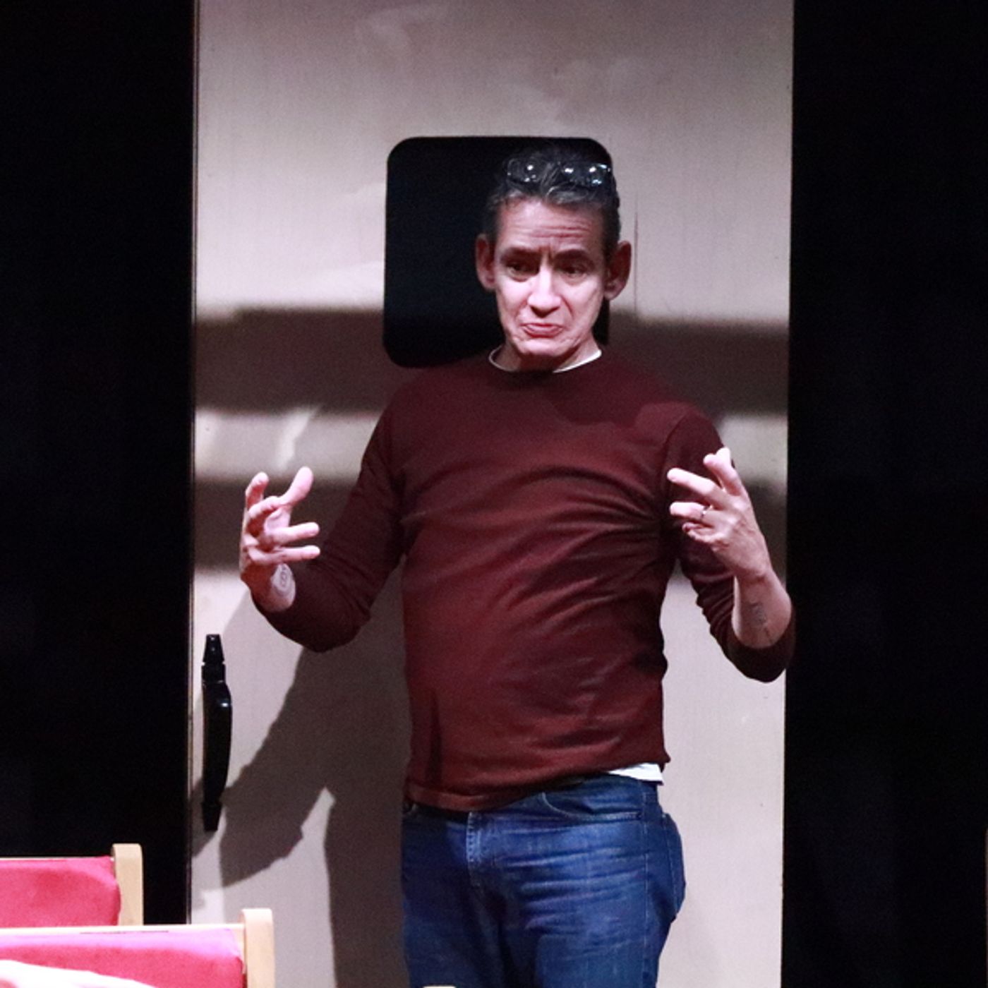 Photos: Go Inside Rehearsals for ON THE RIGHT TRACK at AMT Theater  Image