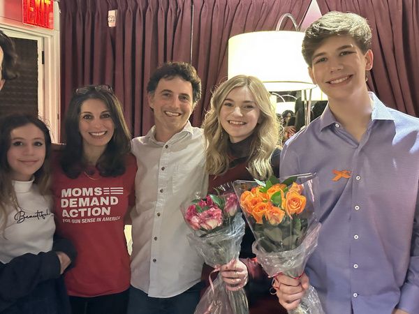 Carly Gold and Joshua Turchin with Moms Demand Action  Photo
