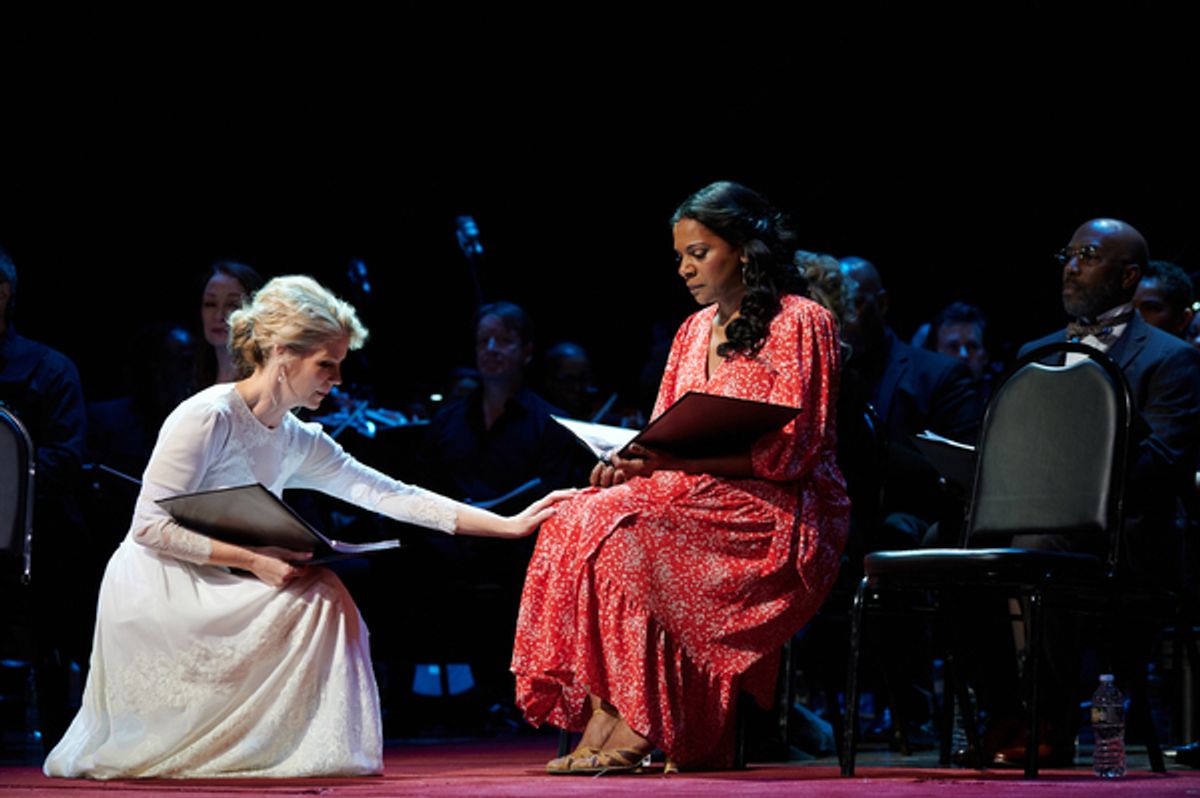 Kelli O'Hara and Audra McDonald at 