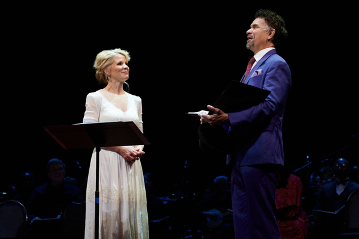 Kelli O'Hara and Brian Stokes Mitchell  at 