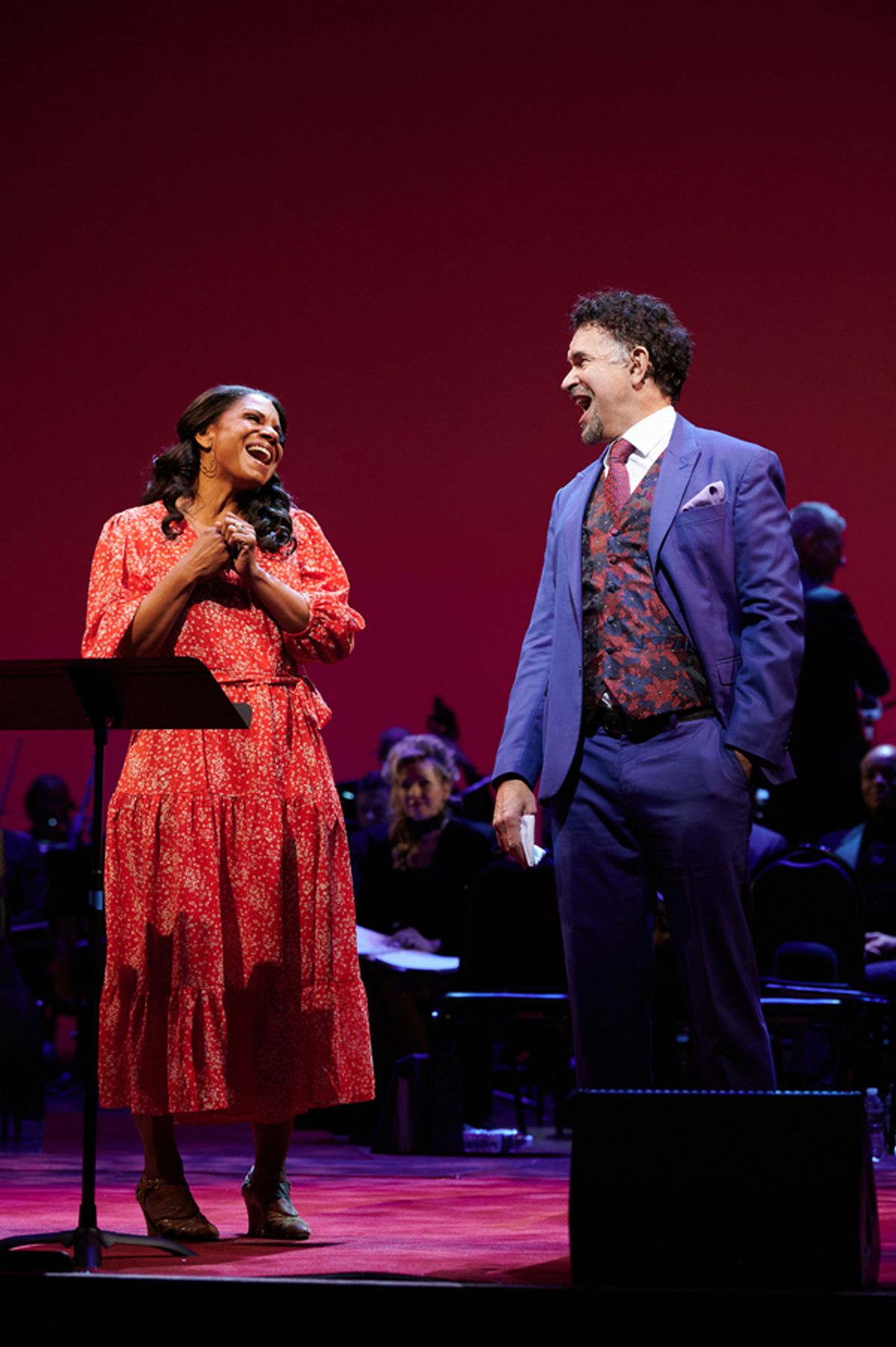 Audra McDonald and Brian Stokes Mitchell  at 