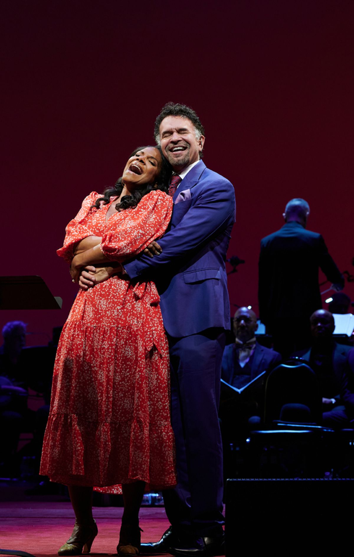 Audra McDonald and Brian Stokes Mitchell  at 