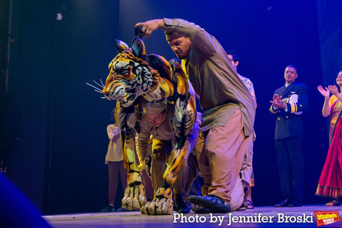 Fred Davis with 'Richard Parker' at 