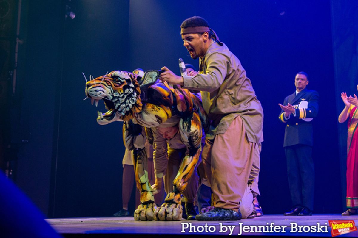 Fred Davis with 'Richard Parker' at 