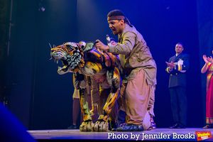 Fred Davis with "Richard Parker" @ BroadwayWorld Fred Davis with "Richard Parker" Photo