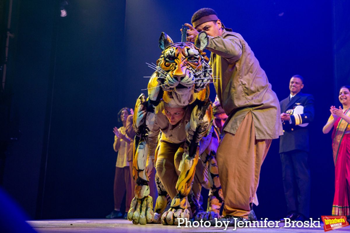 Fred Davis with 'Richard Parker' at 