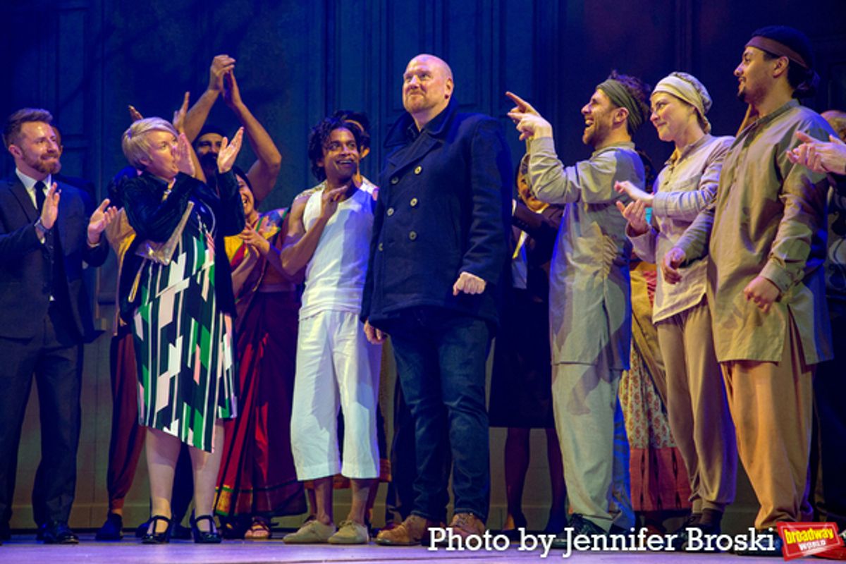 Finn Caldwell and the cast of LIFE OF PI at 