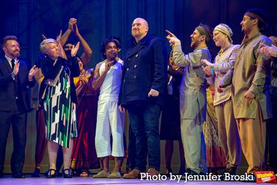 Finn Caldwell and the cast of LIFE OF PI Photo