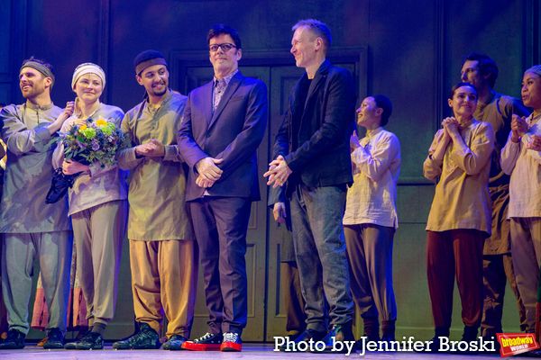 Andrew Mackay, Nick Barnes, and the cast of LIFE OF PI Photo