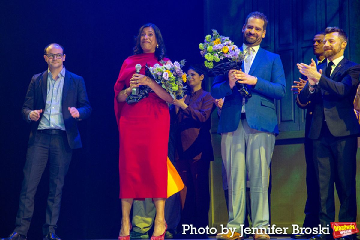 Simon Friend, Lolita Chakrabarti, Max Webster, Tim Lutkin at 