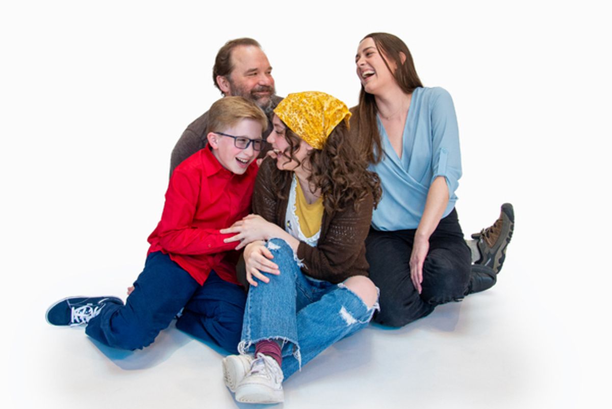 Becca Hart and Luverne Seifert, Matthew Woody and Lillian Hochman at 