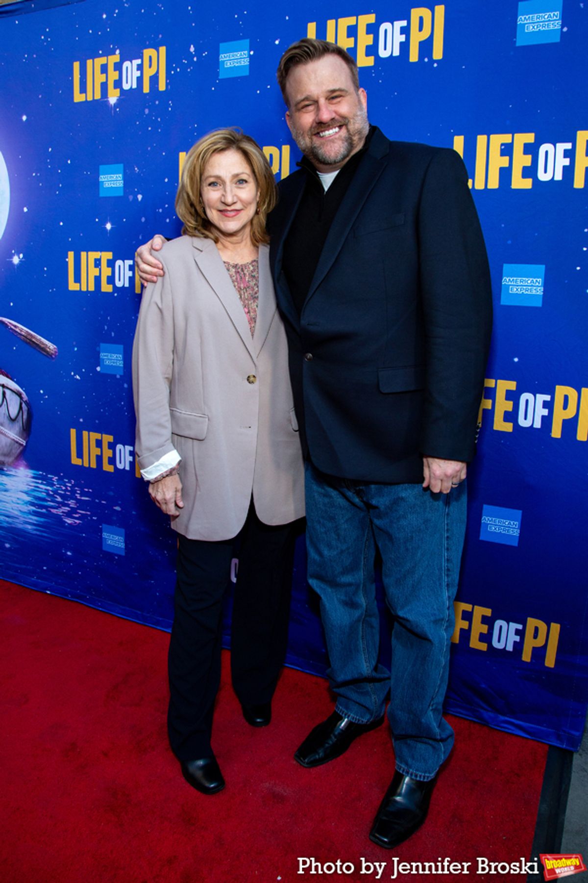 Edie Falco, Stephen Wallem at 