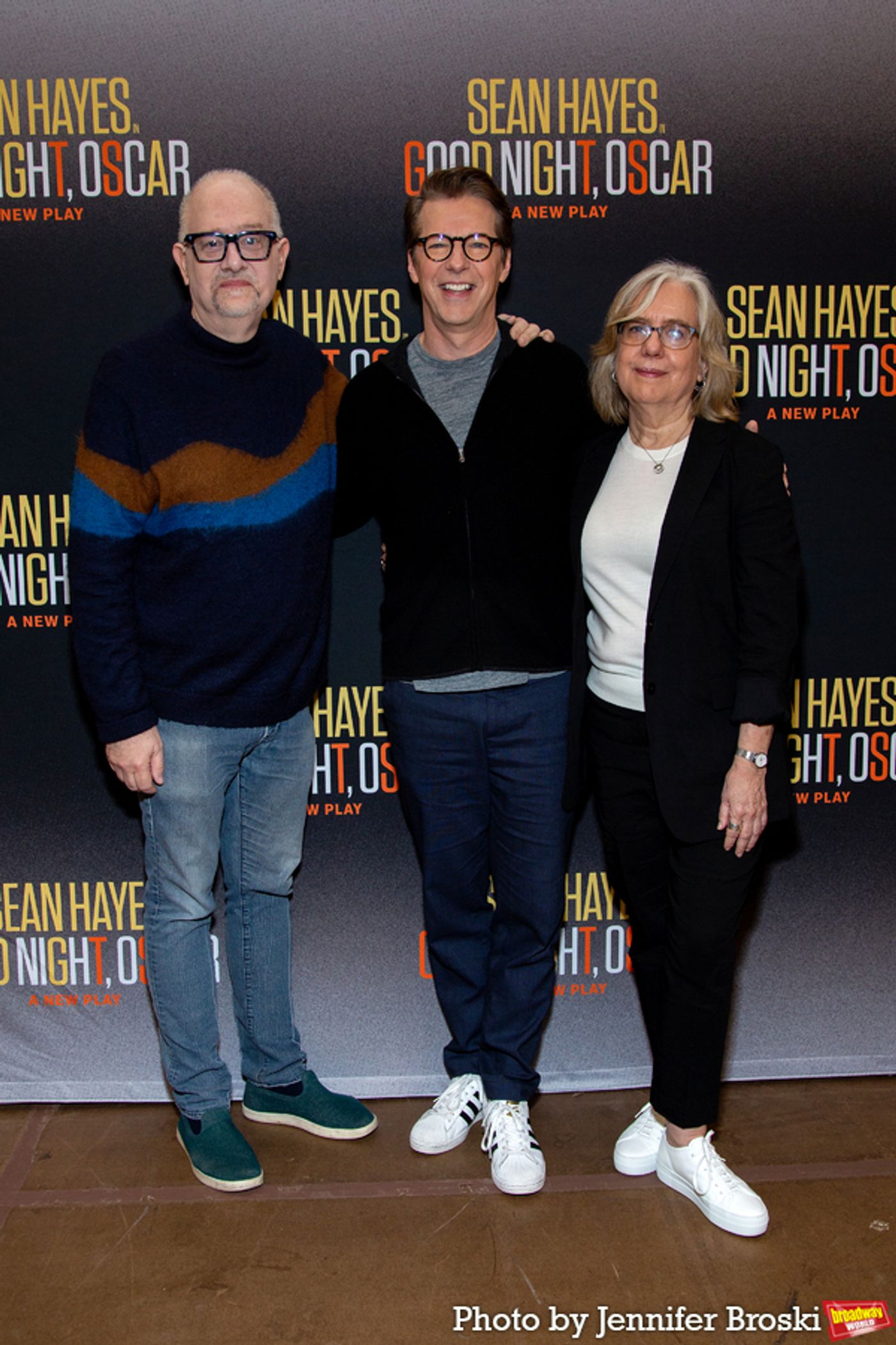Photos: Sean Hayes & the Cast of GOOD NIGHT, OSCAR Meet the Press  Image