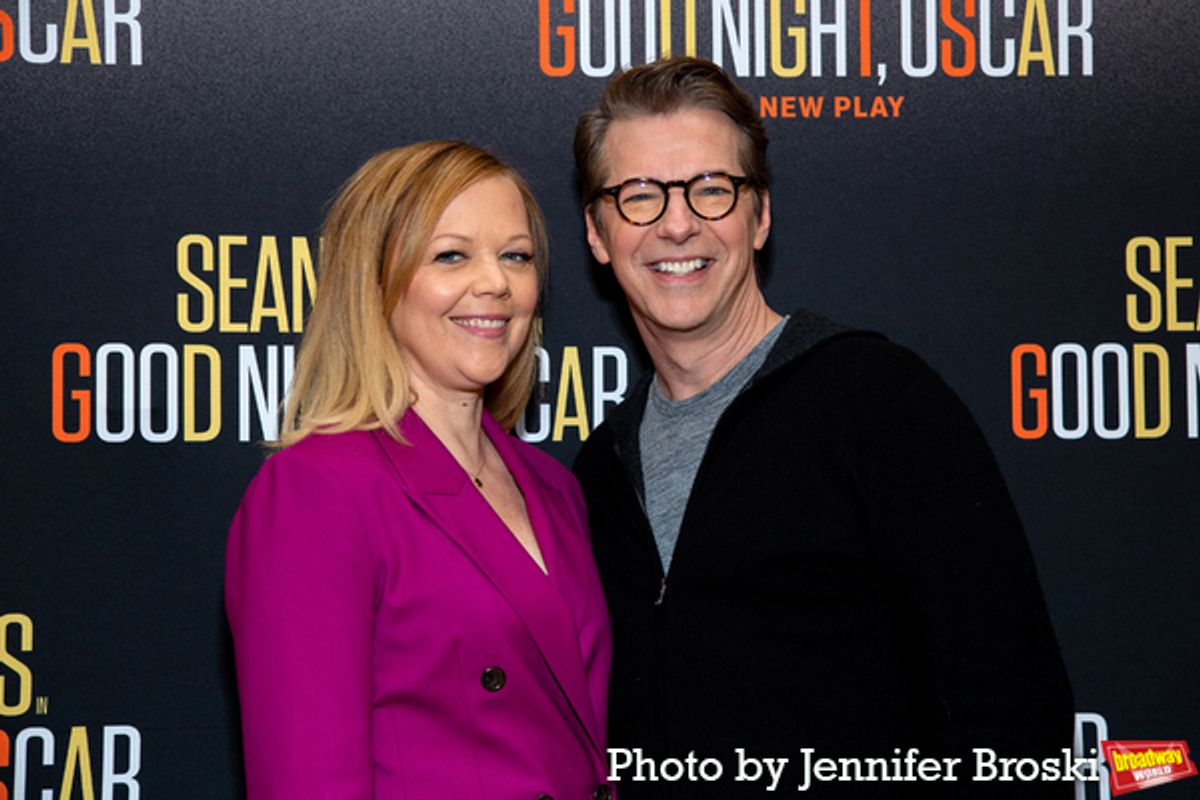 Emily Bergl, Sean Hayes at 