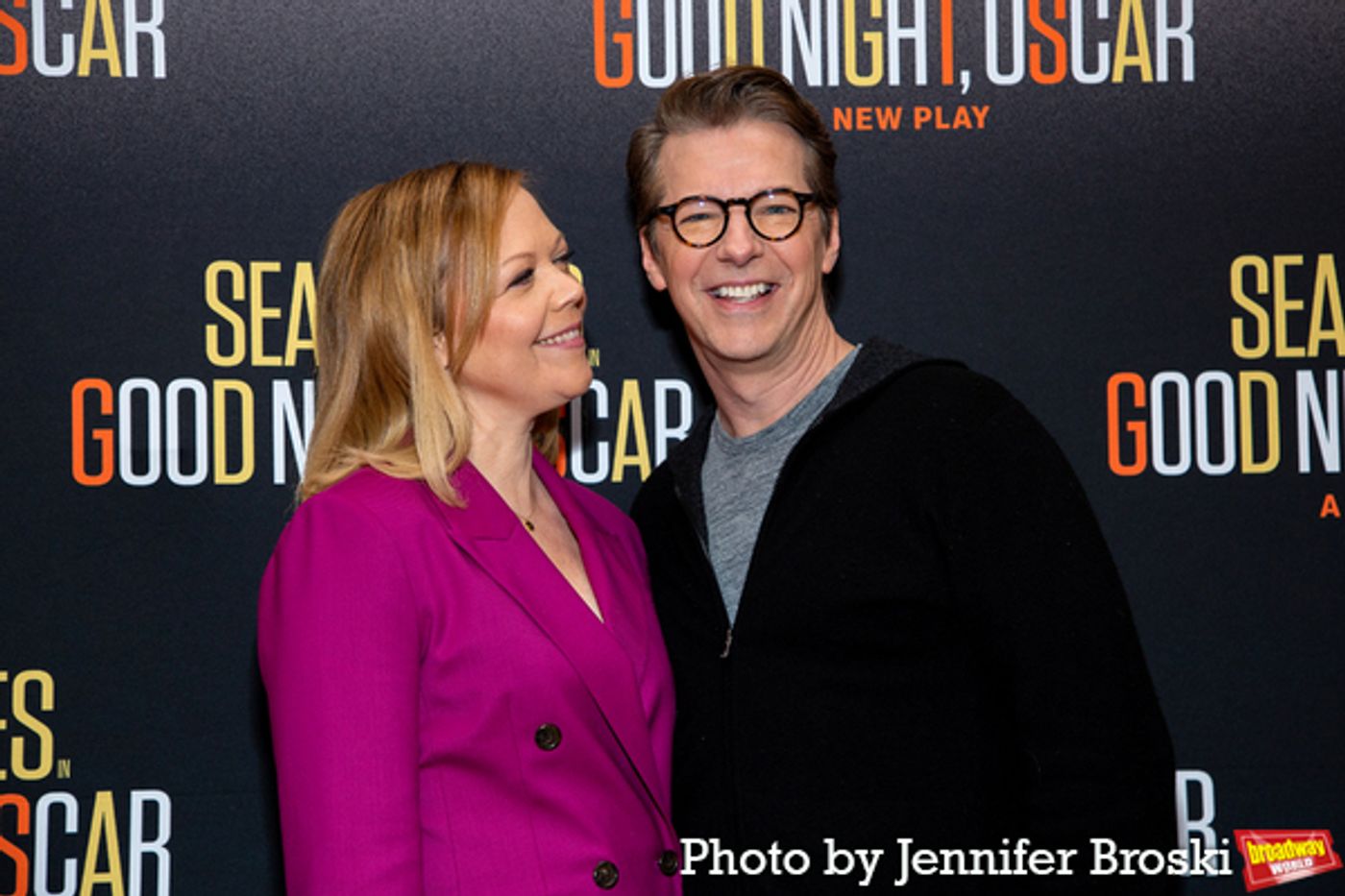 Photos: Sean Hayes & the Cast of GOOD NIGHT, OSCAR Meet the Press  Image