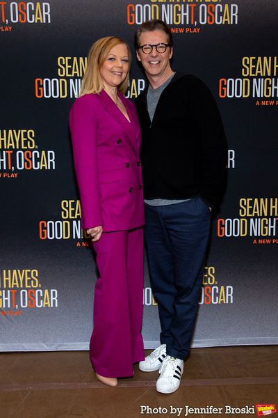 Emily Bergl, Sean Hayes Photo