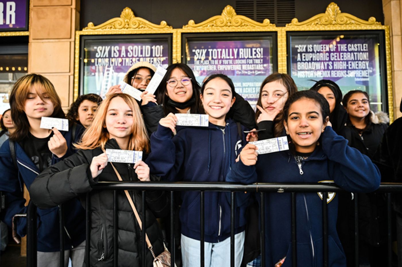 Photos: Local Students Attend SIX on Broadway Through TDF's Introduction to Theatre Program Photos: Local Students Attend SIX on Broadway Through TDF's Introduction to Theatre Program Image