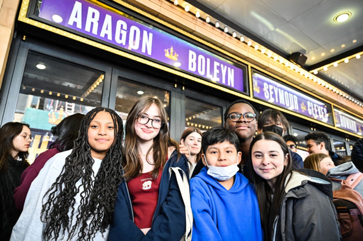 Photos: Local Students Attend SIX on Broadway Through TDF's Introduction to Theatre Program Photos: Local Students Attend SIX on Broadway Through TDF's Introduction to Theatre Program Image