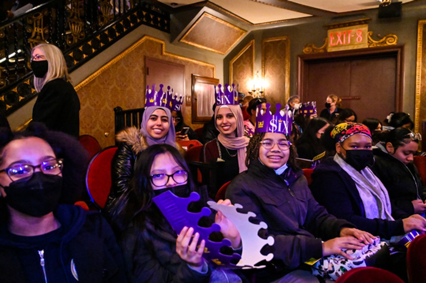 Photos: Local Students Attend SIX on Broadway Through TDF's Introduction to Theatre Program Photos: Local Students Attend SIX on Broadway Through TDF's Introduction to Theatre Program Image