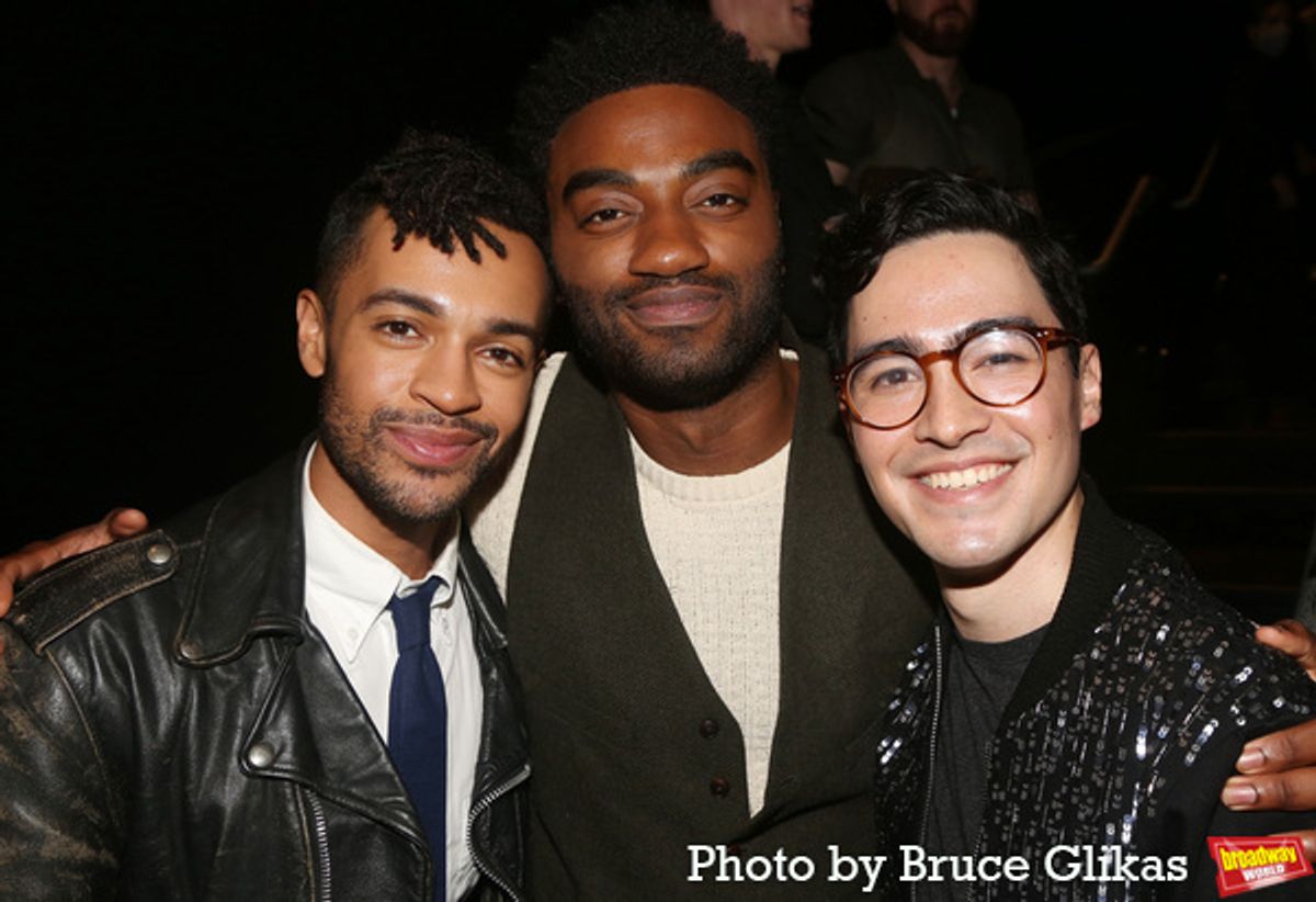 Noah Ricketts, Jelani Alladin and Troy Iwata  at 