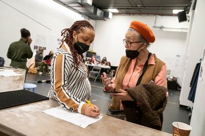 Candis C. Jones and Lizan Mitchell  Photo