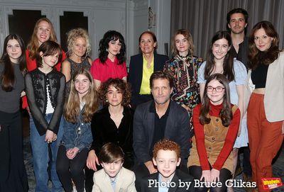 (L-R) Mia Jenness, Winsome Brown, Cyndi Coyne, Sophia Anne Caruso, Laurie Metcalf, Mi Photo