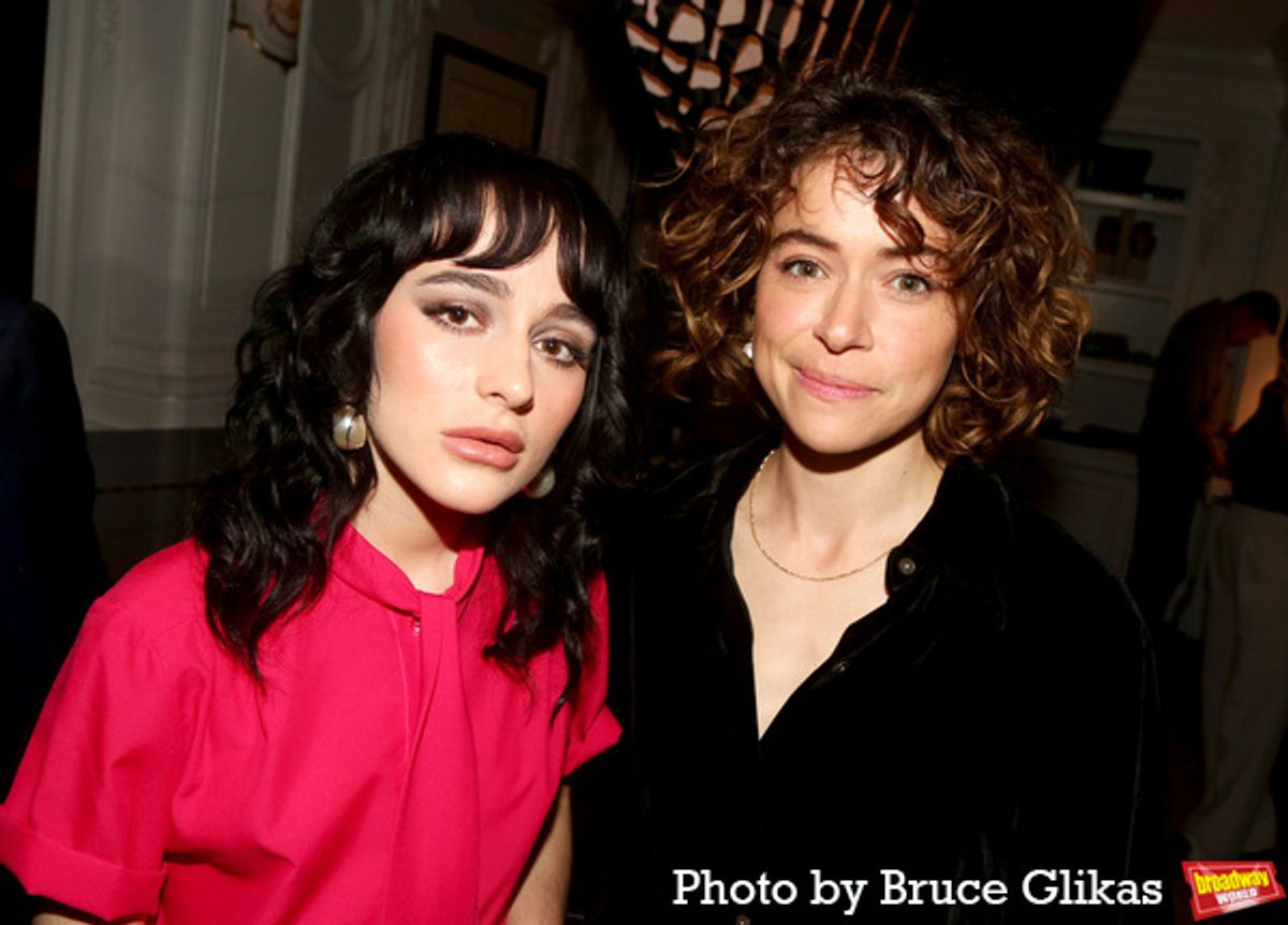 Sophia Anne Caruso and Tatiana Maslany at 