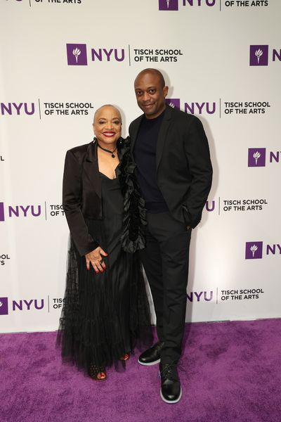 Deborah Willis and Delroy Lindo  Photo