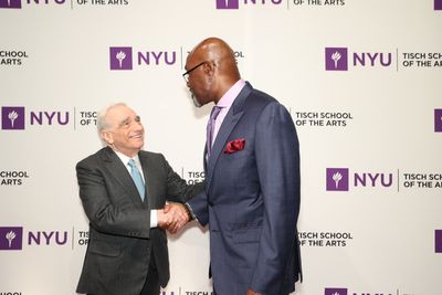 Martin Scorsese and Delroy Lindo Photo