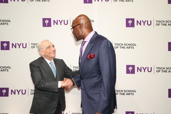 Martin Scorsese and Delroy Lindo Photo