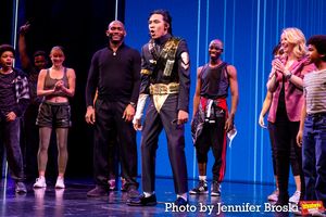 Elijah Rhea Johnson and the cast of MJ @ BroadwayWorld Elijah Rhea Johnson and the cast of MJ Photo
