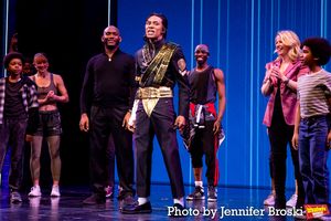 Elijah Rhea Johnson and the cast of MJ @ BroadwayWorld Elijah Rhea Johnson and the cast of MJ Photo