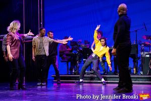Elijah Rhea Johnson and the cast of MJ @ BroadwayWorld Elijah Rhea Johnson and the cast of MJ Photo