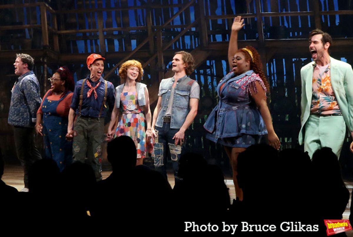 Grey Henson, Ashley D. Clark, Kevin Cahoon, Caroline Innerbichler, Andrew Durand, Alex Newell and John Behlmann at 