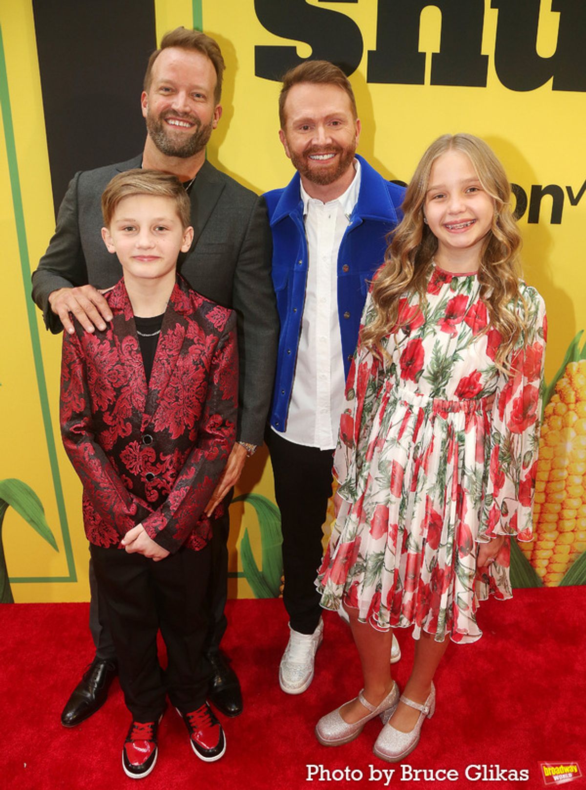 Dash Ryan Baum McAnally, Michael Baum, Shane McAnally and Dylan Brook Baum McAnally at 