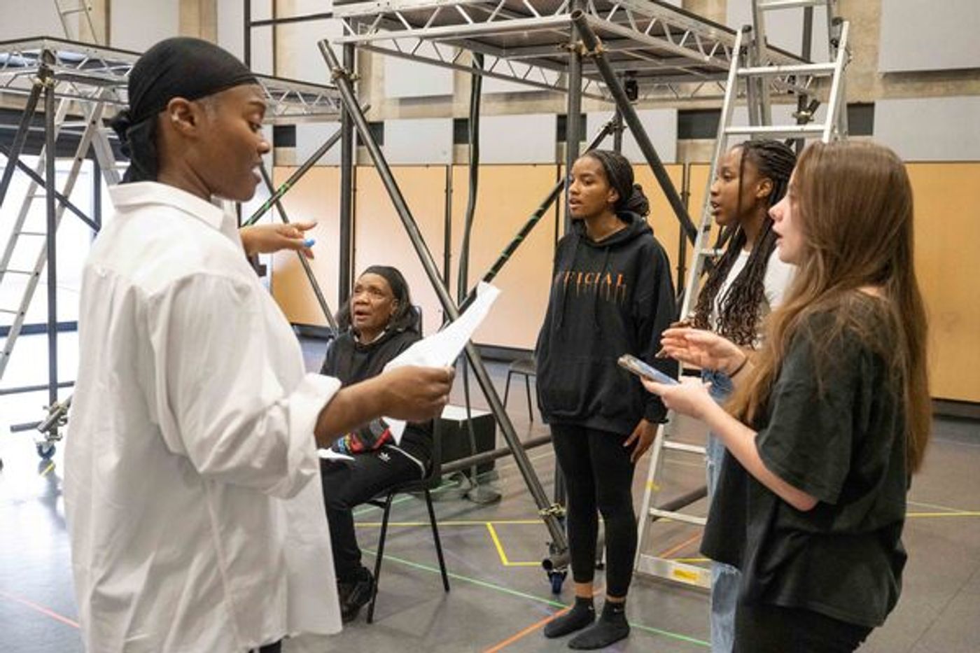 Photos: See Alexia McIntosh, Kieran Hamilton-Amos & Corey Campbell in Rehearsals for BIG AUNTY  Image