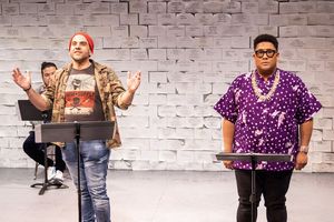 Sergio Mauritz Ang, Dominic Col n, and Roger Q. Mason @ BroadwayWorld Sergio Mauritz Ang, Dominic Col n, and Roger Q. Mason Photo