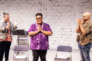 Sergio Mauritz Ang, Roger Q. Mason, and Dominic Col n @ BroadwayWorld Sergio Mauritz Ang, Roger Q. Mason, and Dominic Col n Photo