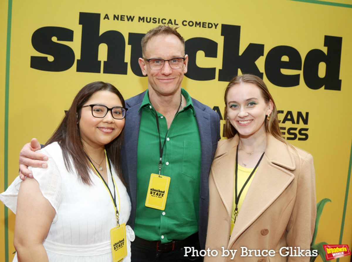 Publicists Briana Sanchez, Aaron Meier and Ellie Detweiler at 
