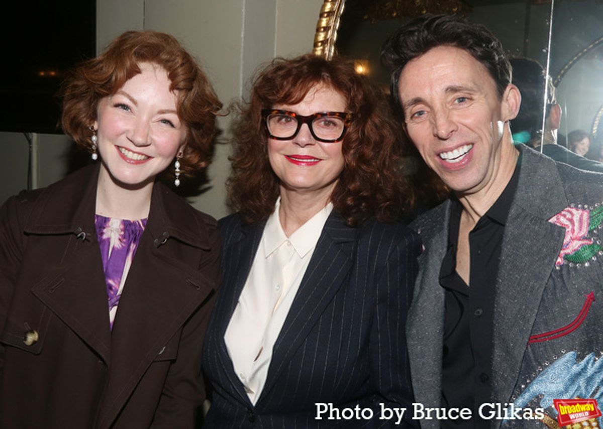 Caroline Innerbilcher, Susan Sarandon and Kevin Cahoon at 
