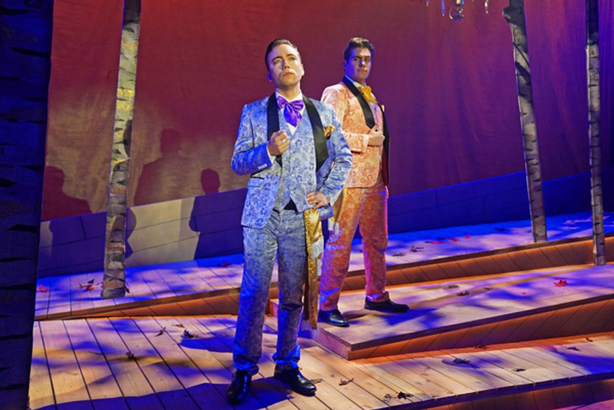 Gabriel Garcia as Cinderella?s Prince & Noah Thomas as Rapunzel?s Prince at 