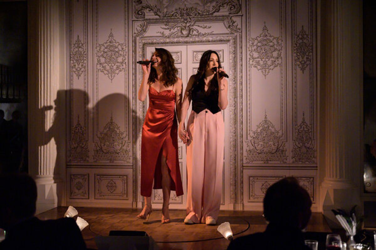 Jackie Burns, Dee Roscioli at 