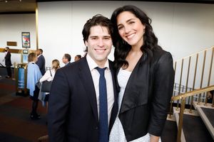 Asher Grodman and Samantha Massell @ BroadwayWorld Asher Grodman and Samantha Massell Photo