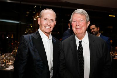 C. Graham Berwind, III and Andre  Bishop Photo