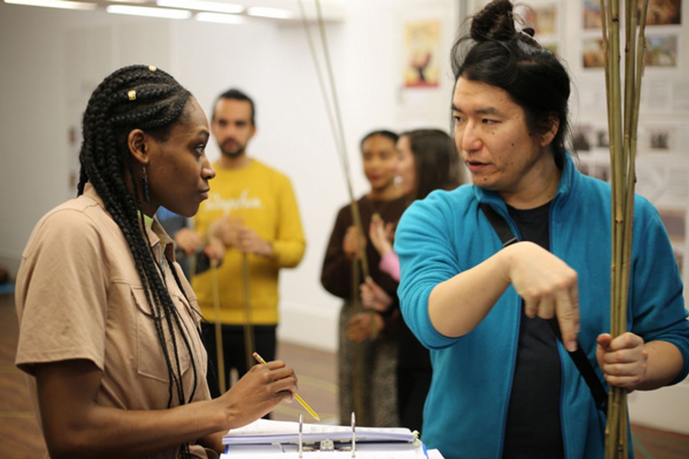 Photos: In Rehearsal With THE SIX OF CALAIS & RUTH By Pegasus Opera Staged At Susie Sainsbury Theatre  Image