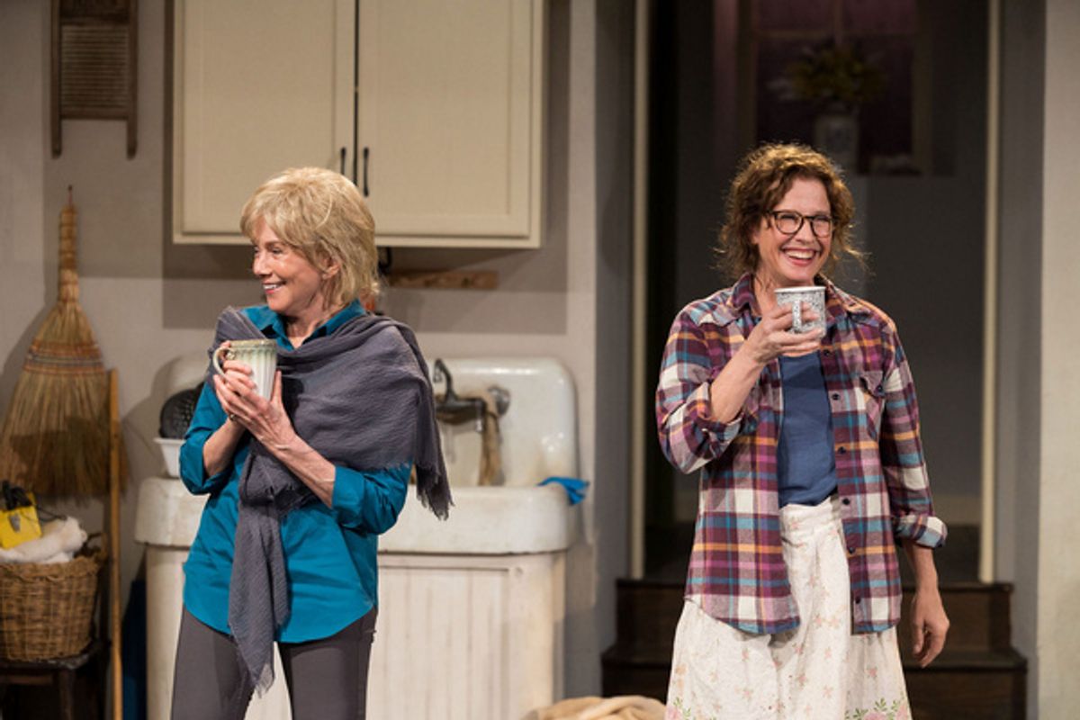 Linda Purl and Nancy Travis at 