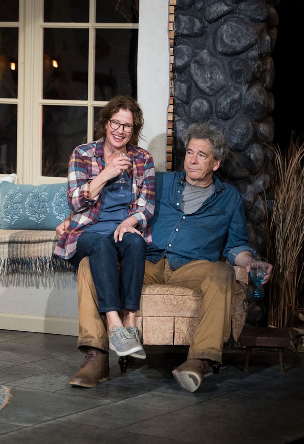 Nancy Travis, Michael Butler at 