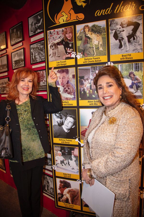 Lee Purcell with Donelle Dadigan  Photo