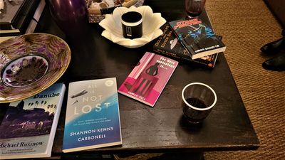 The literary support team included authors, Michael Russnow, Shannon Kenny Carbonell, Photo