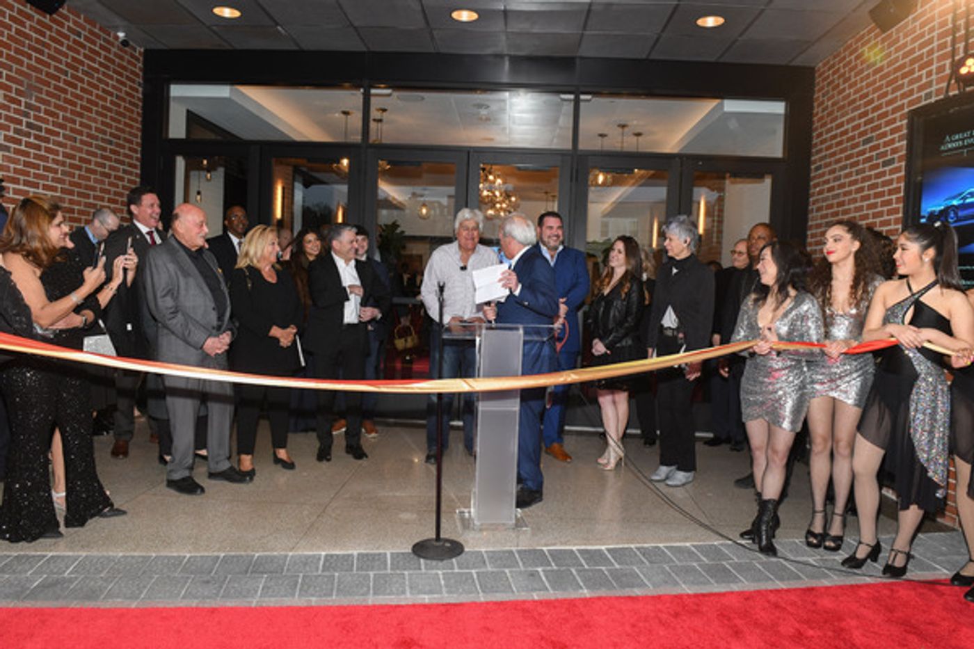 Photos/Video: Jay Leno Celebrates Reopening of Bergen PAC with Historic Drive and Ribbon Cutting  Image